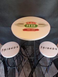 Custom Epoxy Table and Barstools