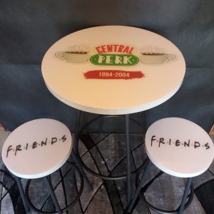 Custom Epoxy Table and Barstools