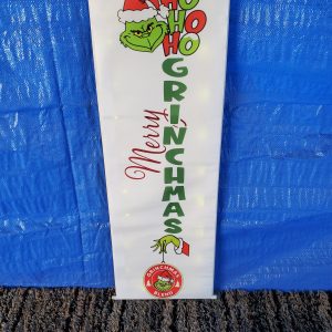 Lighted Front Porch Sign for Custom Banners