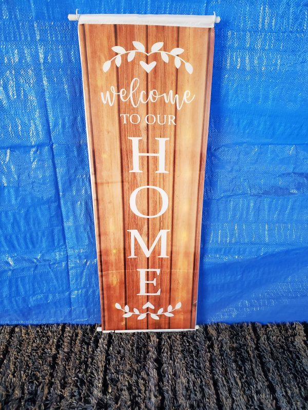 Lighted Front Porch Sign for Custom Banners - Image 2