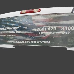 Custom 70/30 Window Perf Graphics With NFC Tech
