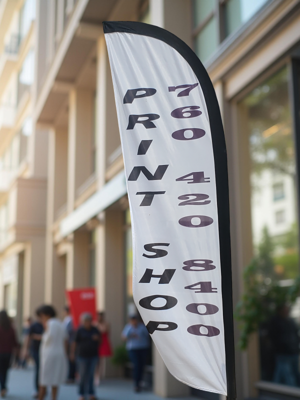 12 Feet tall Custom Feather Flags - Image 4