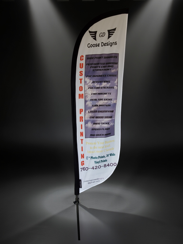 12 Feet tall Custom Feather Flags - Image 3