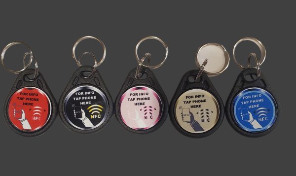 NFC Tap Programed Fob Keychain