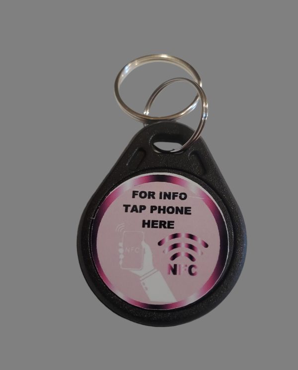 NFC Tap Programed Fob Keychain - Image 2