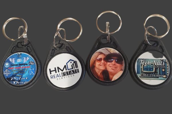 Custom NFC Tap Programed Fob Keychain
