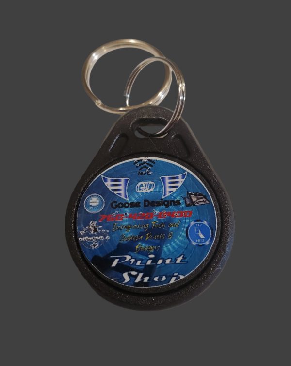 Custom NFC Tap Programed Fob Keychain - Image 2