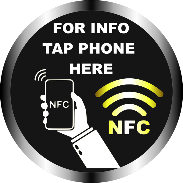 1.5 & 3 inch Tap NFC Sticker only, activated with link - Image 3