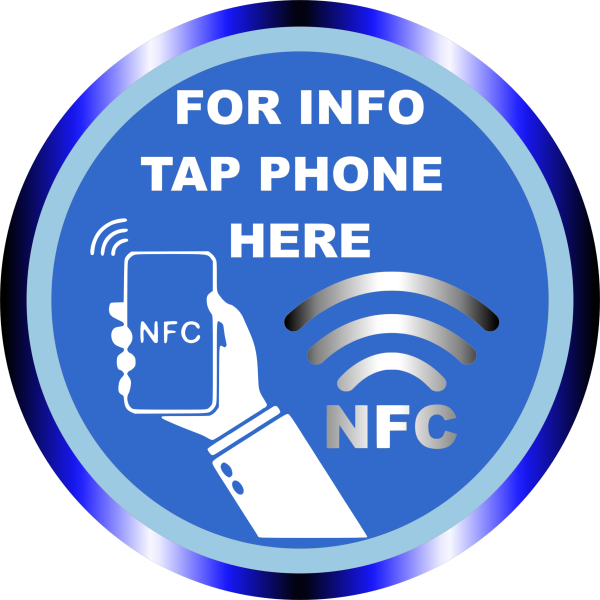 1.5 & 3 inch Tap NFC Sticker only, activated with link - Image 9