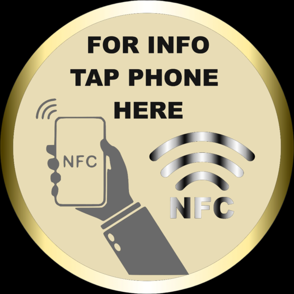 1.5 & 3 inch Tap NFC Sticker only, activated with link - Image 5