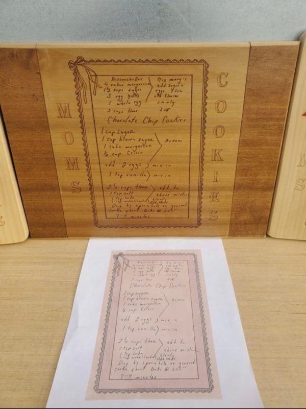 Custom Laser Engraved Cutting Boards. - Image 2