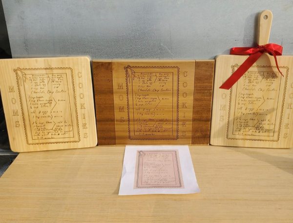 Custom Laser Engraved Cutting Boards.