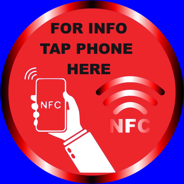 1.5 & 3 inch Tap NFC Sticker only, activated with link - Image 4