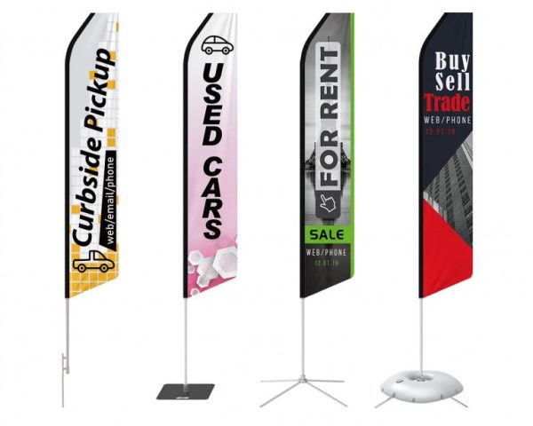 12 Feet tall Custom Feather Flags - Image 5